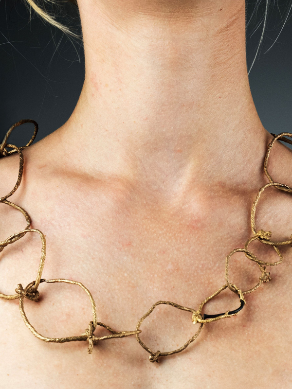 String With Nail Necklace