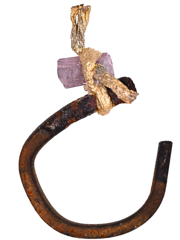 Small Nail With Tourmaline